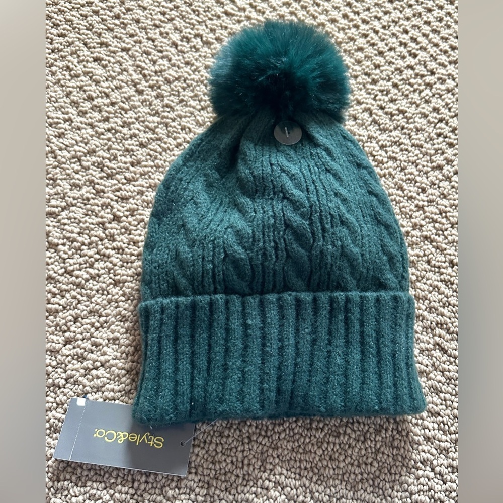 Style & Co sparkle Pom Pom beanie - Picture 2 of 5